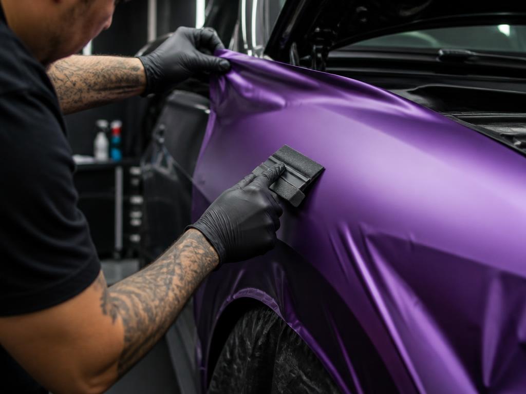 The Purple Haze Build — A limited edition wrap, repaired like nothing happened